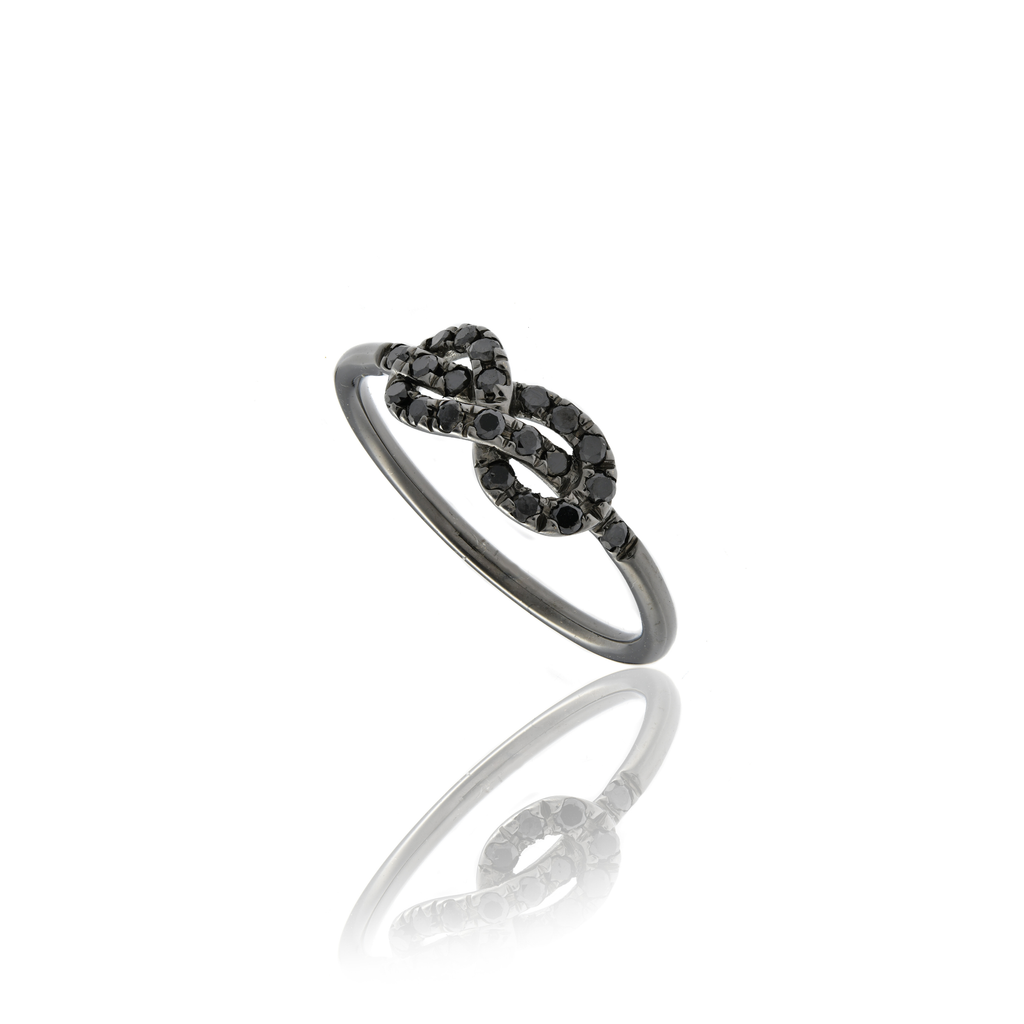 Diamond Knot Ring