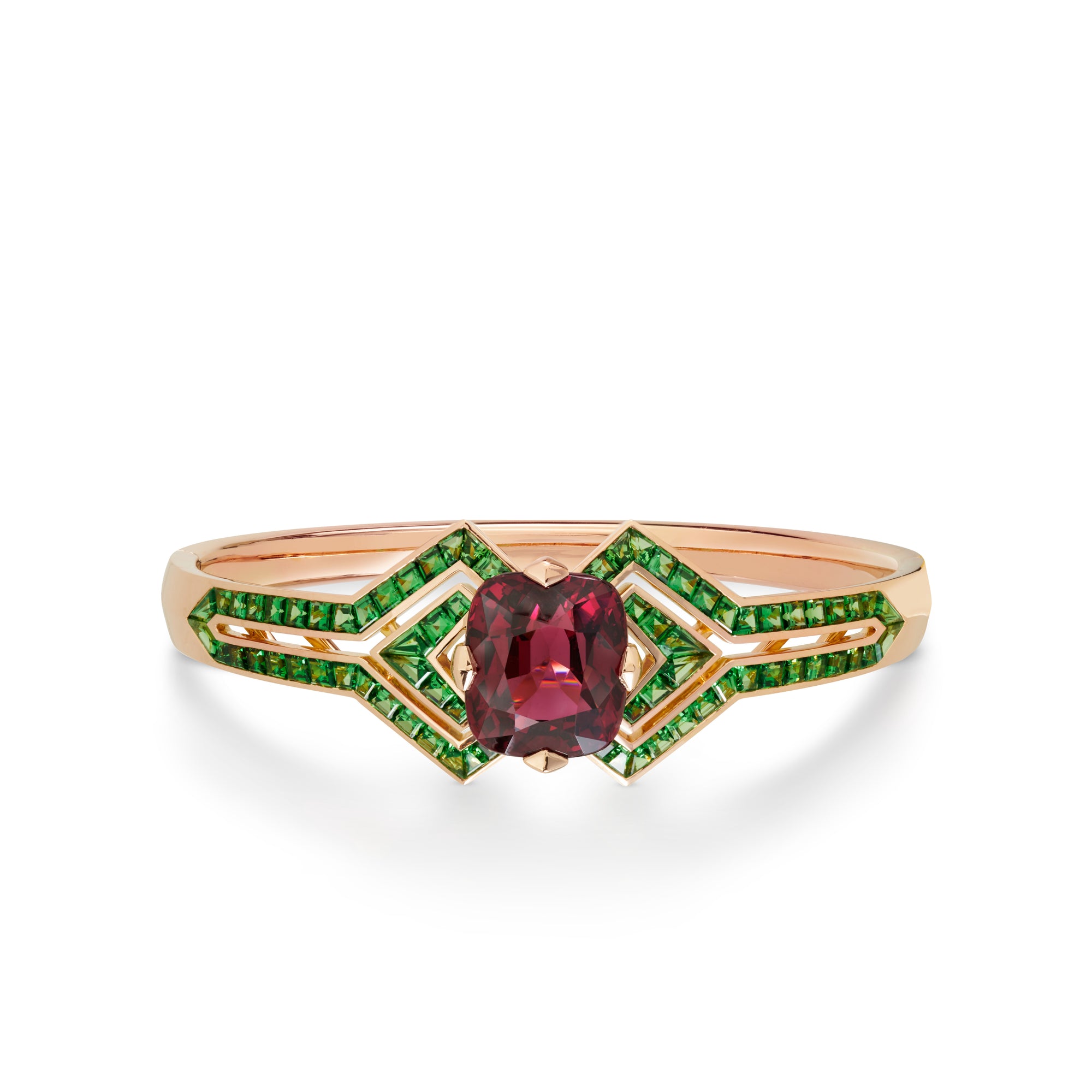 Cardinal Garnet Bangle