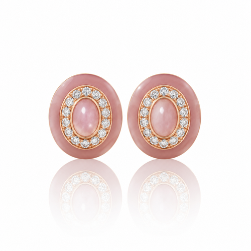 Naia Pink Opal Earring