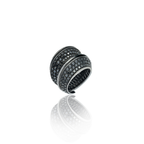Double Spira Pave Ring