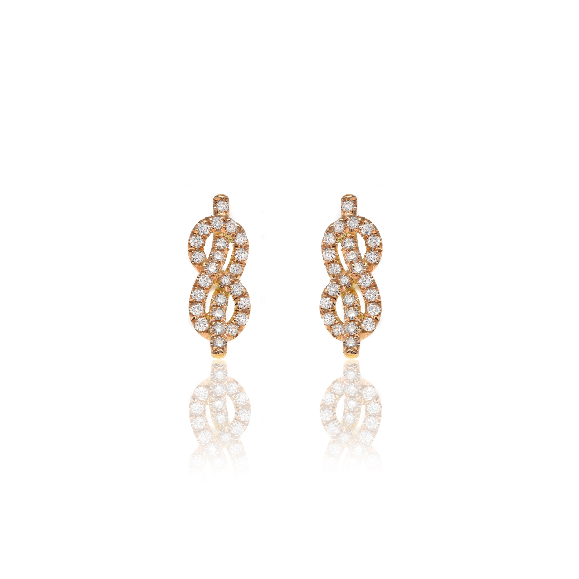 Diamond Knot Studs