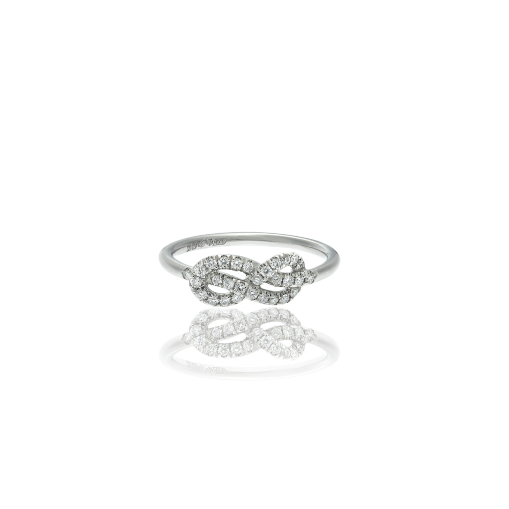 Diamond Knot Ring