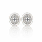 Naia White Topaz Earring