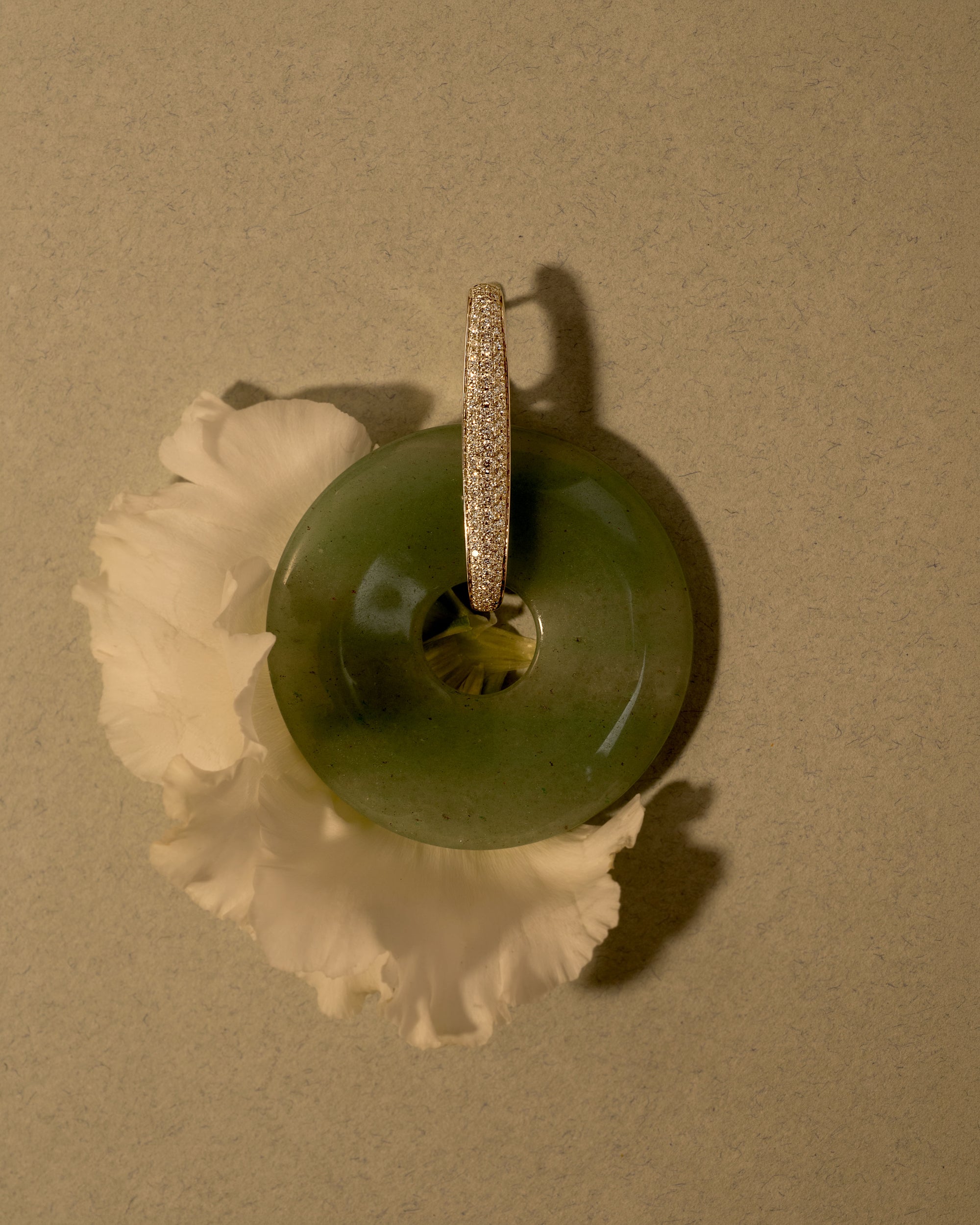 Aventurine & Unakite Halo Earrings