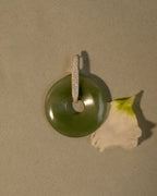 Sandstone & Aventurine Halo Earrings