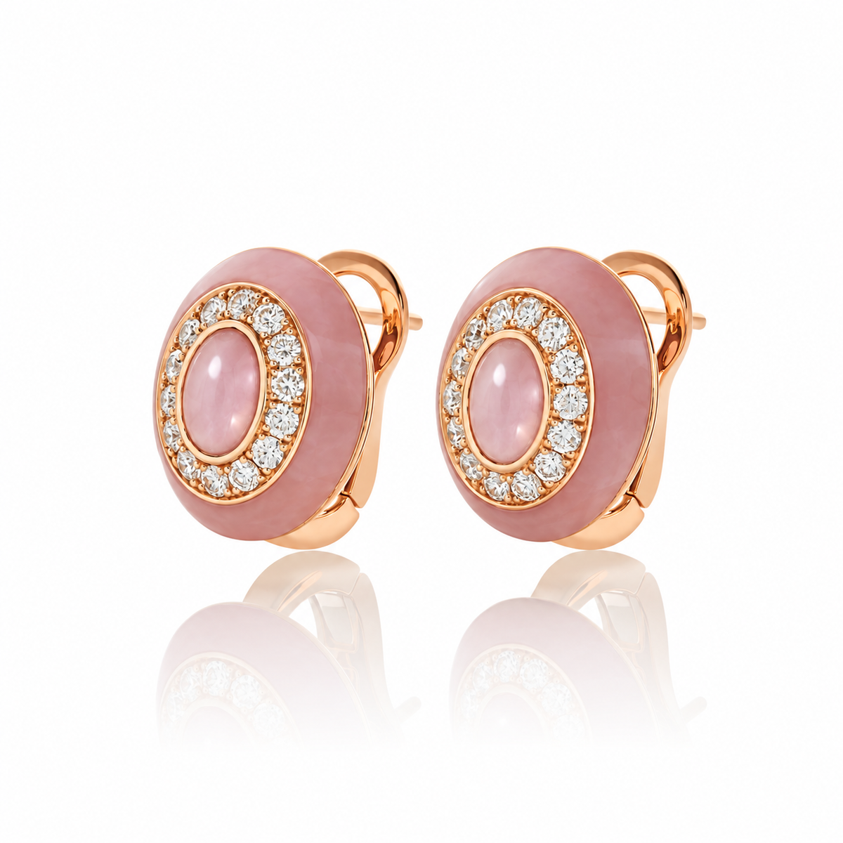 Naia Pink Opal Earring