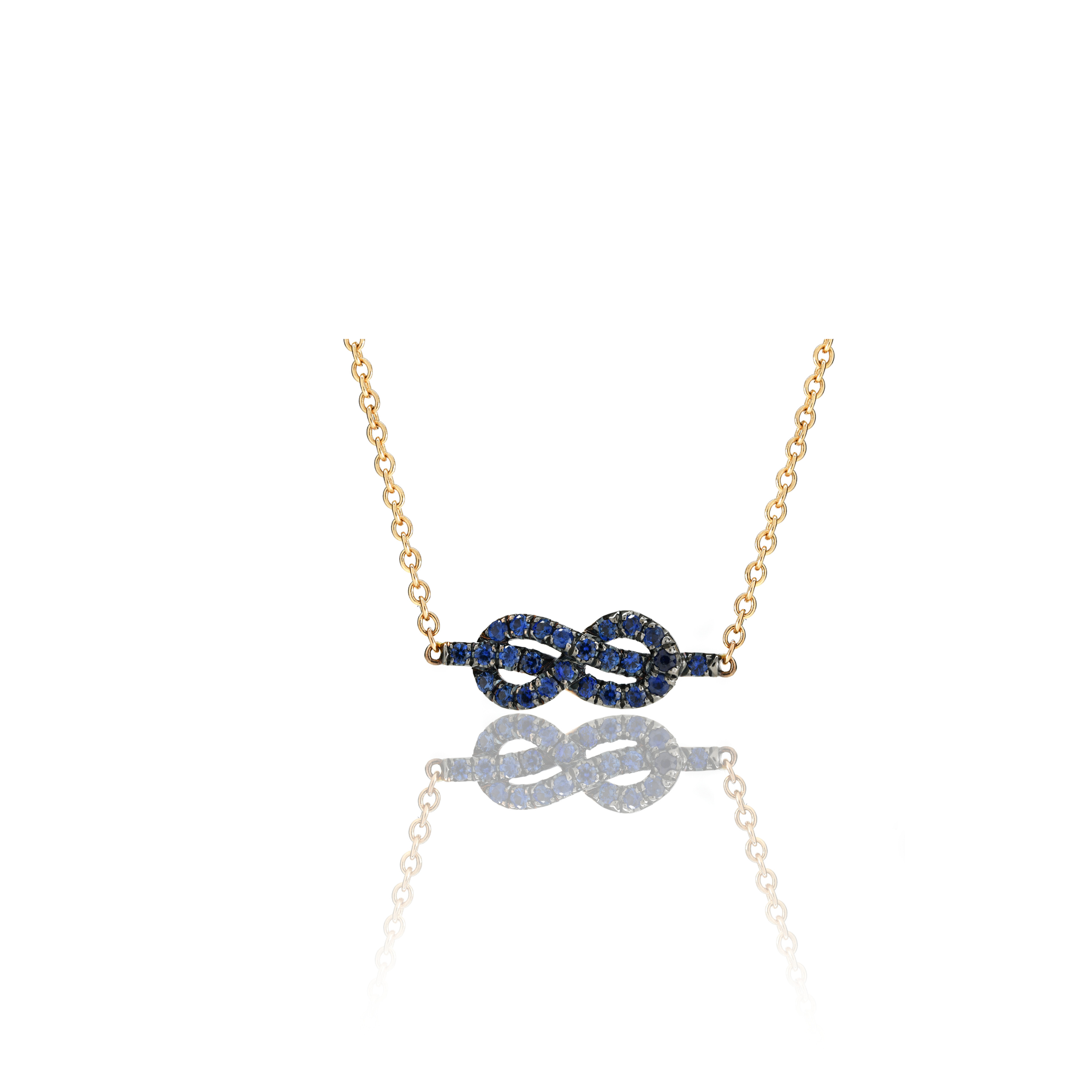 Sapphire Knot Pendant