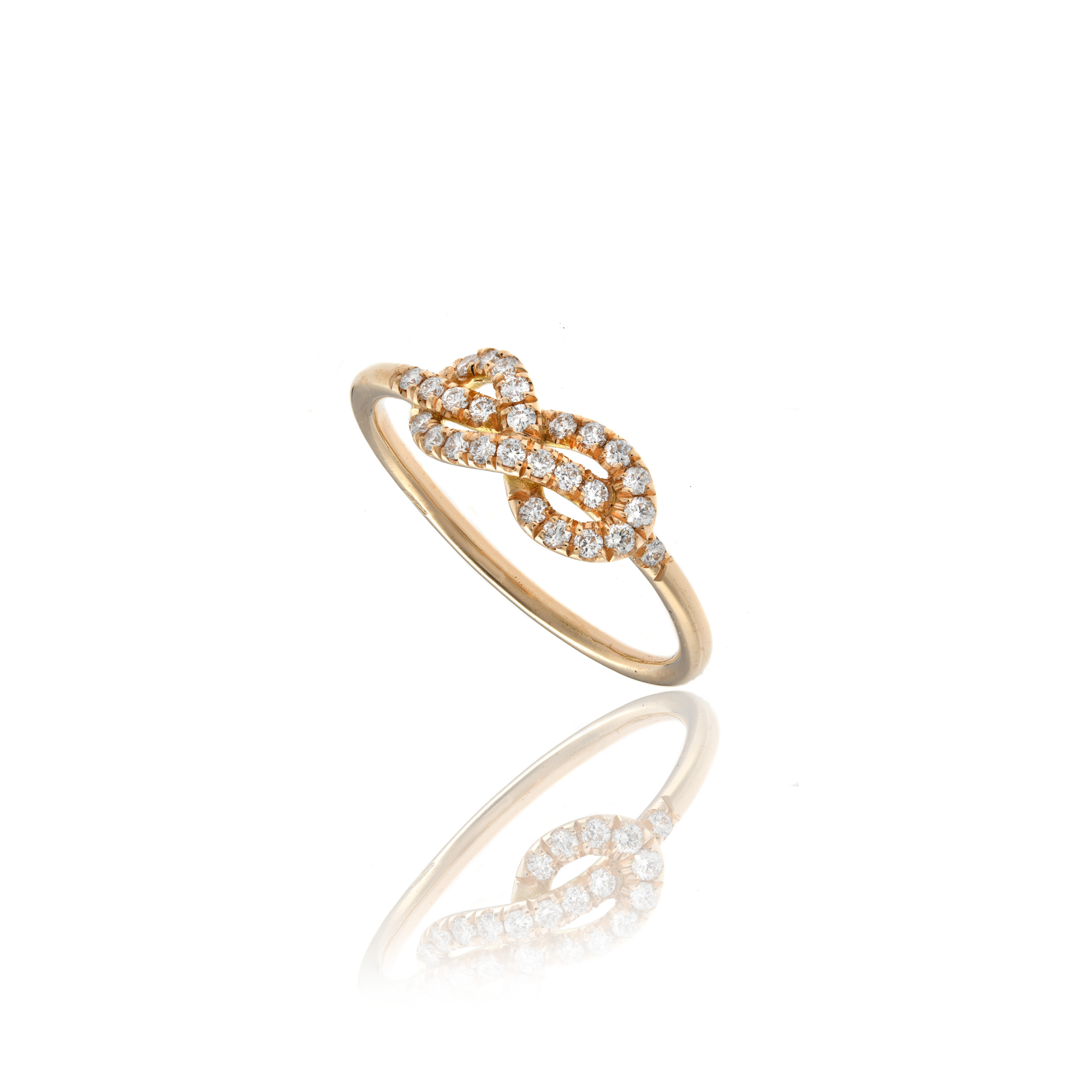 Diamond Knot Ring