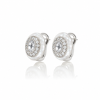 Naia White Topaz Earring