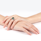 Tourmaline Starburst Ring