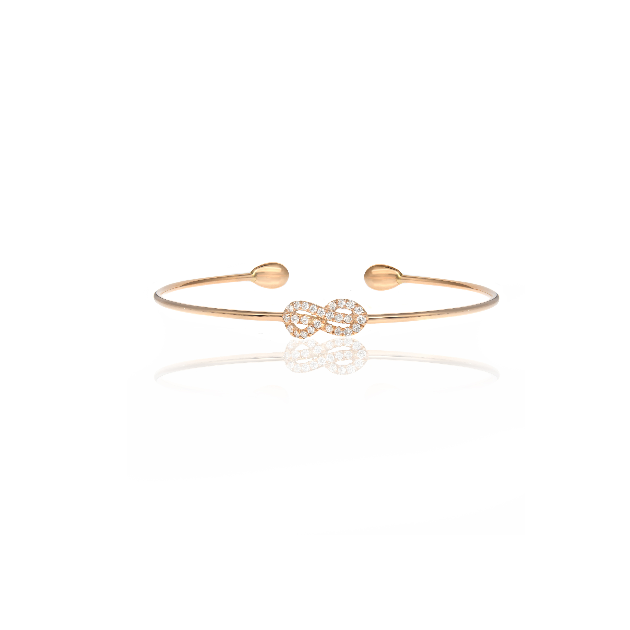 Diamond Knot Bangle