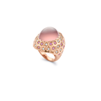 Pink Honeycomb Ring