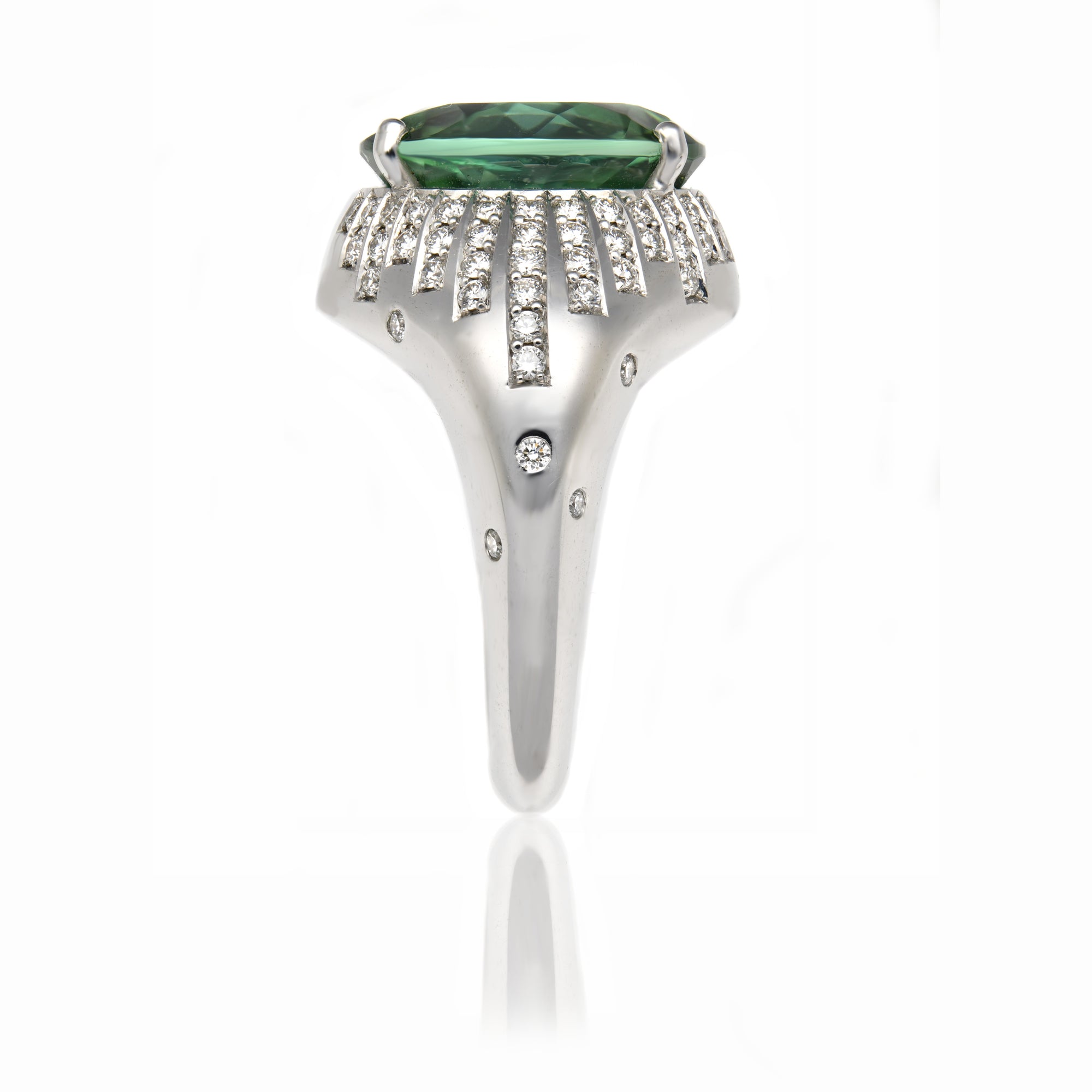 Tourmaline Starburst Ring