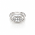 Naia White Topaz Ring