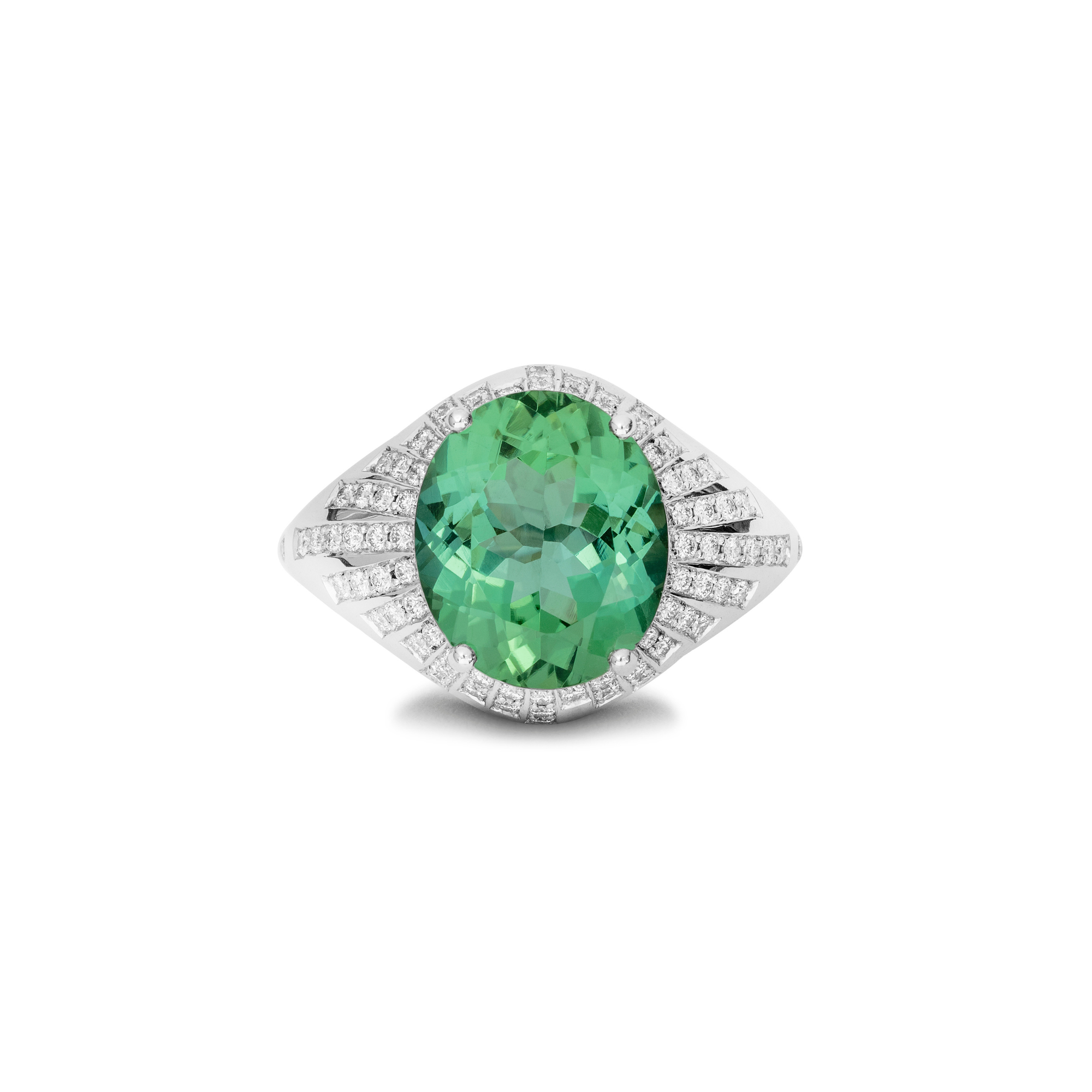 Tourmaline Starburst Ring