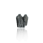 Double Spira Pave Ring