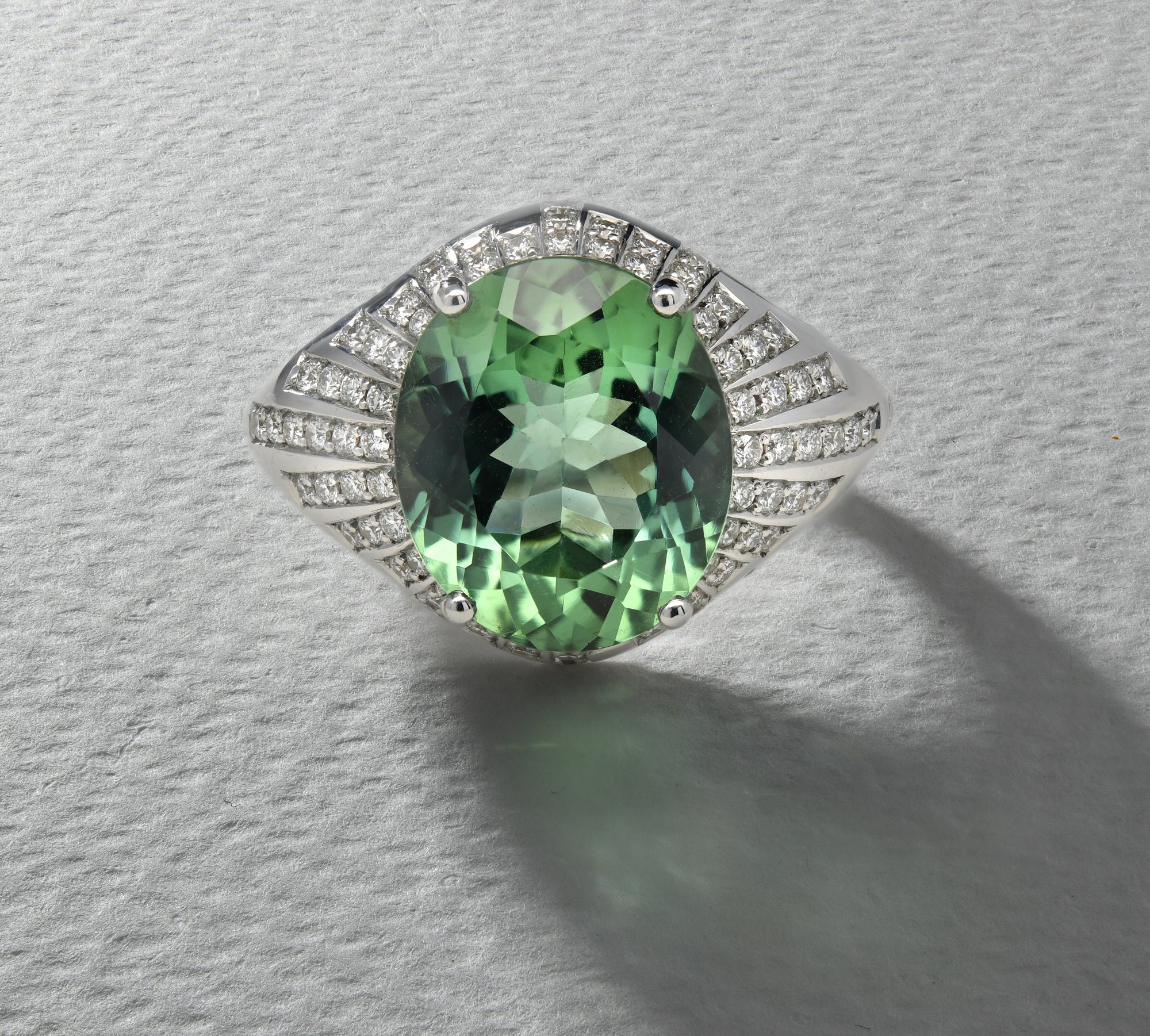 Tourmaline Starburst Ring