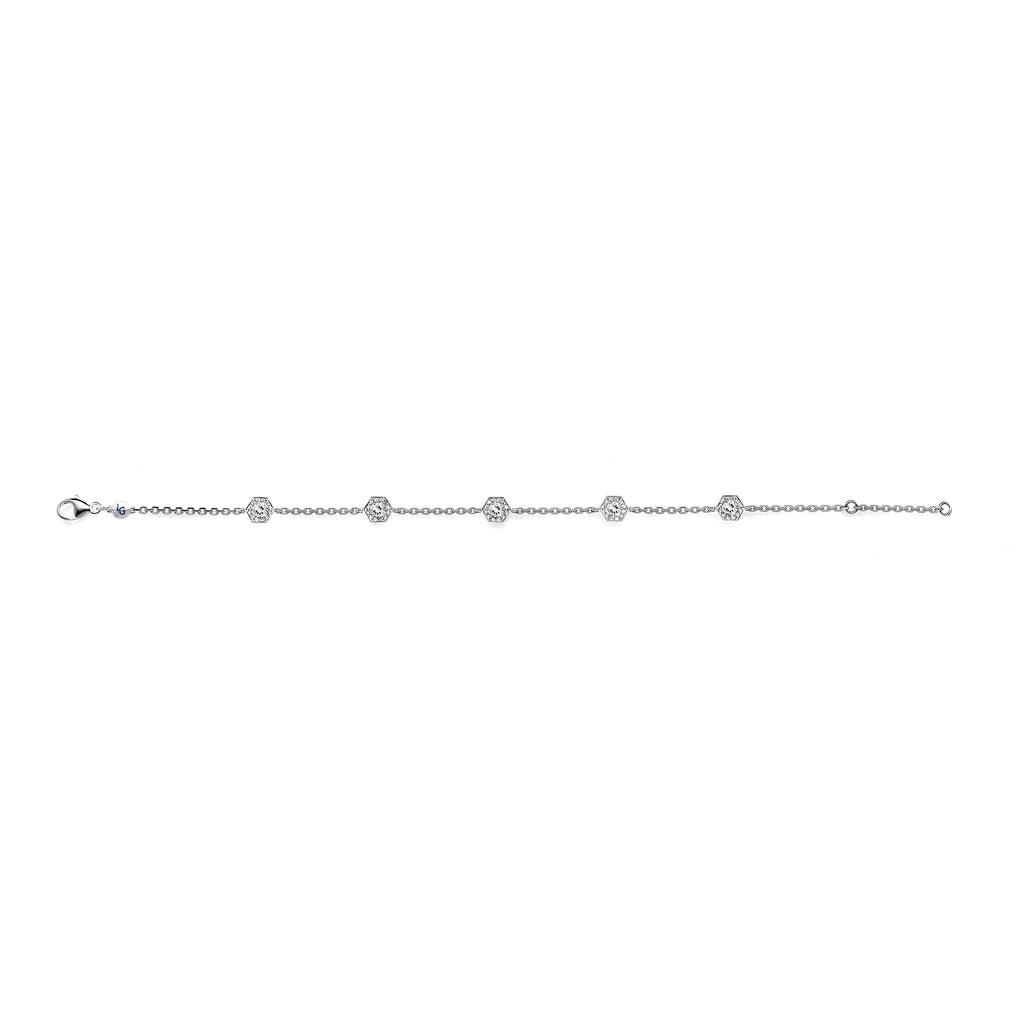 Diamond Hex Bracelet