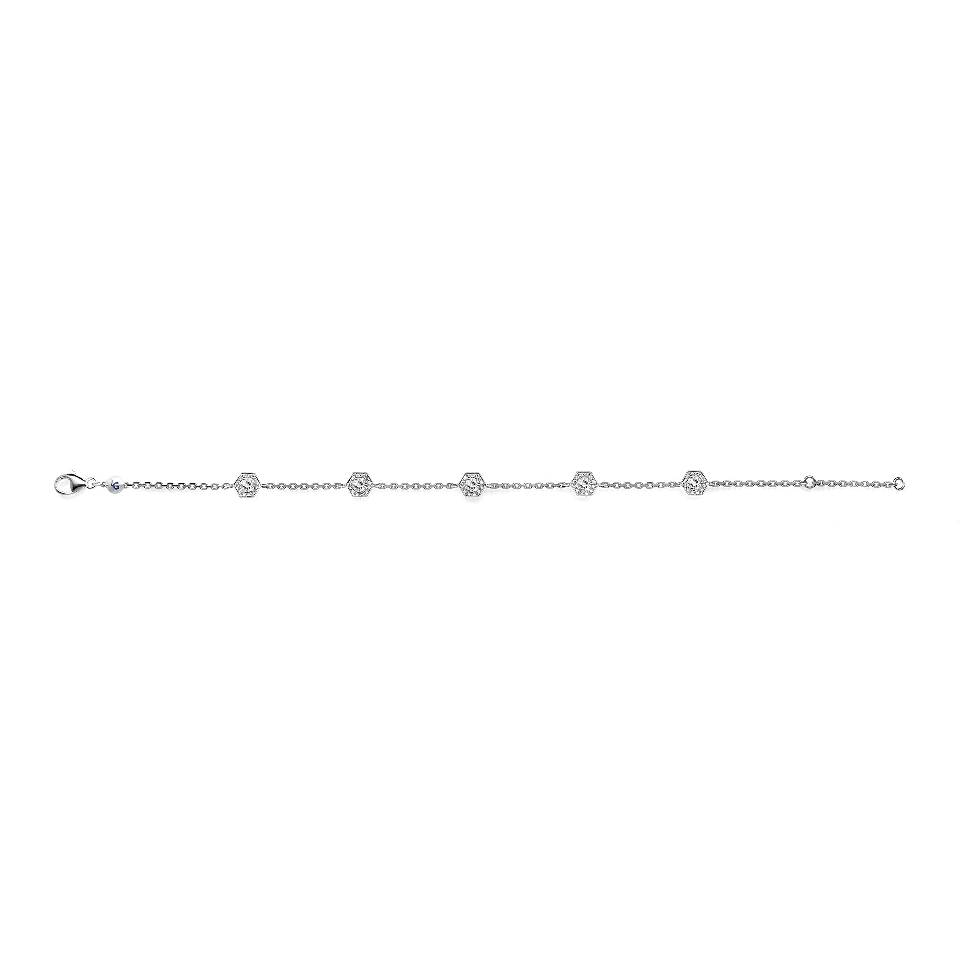 Diamond Hex Bracelet