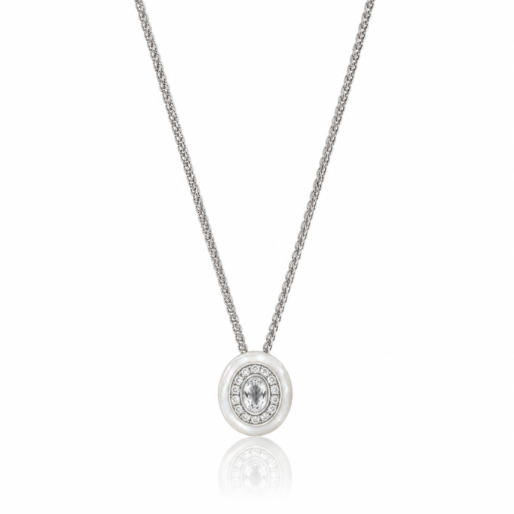 Naia White Topaz Necklace