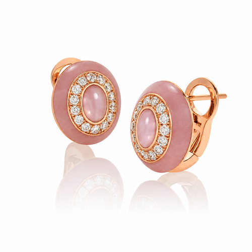 Naia Pink Opal Earring