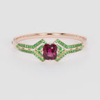 Cardinal Garnet Bangle